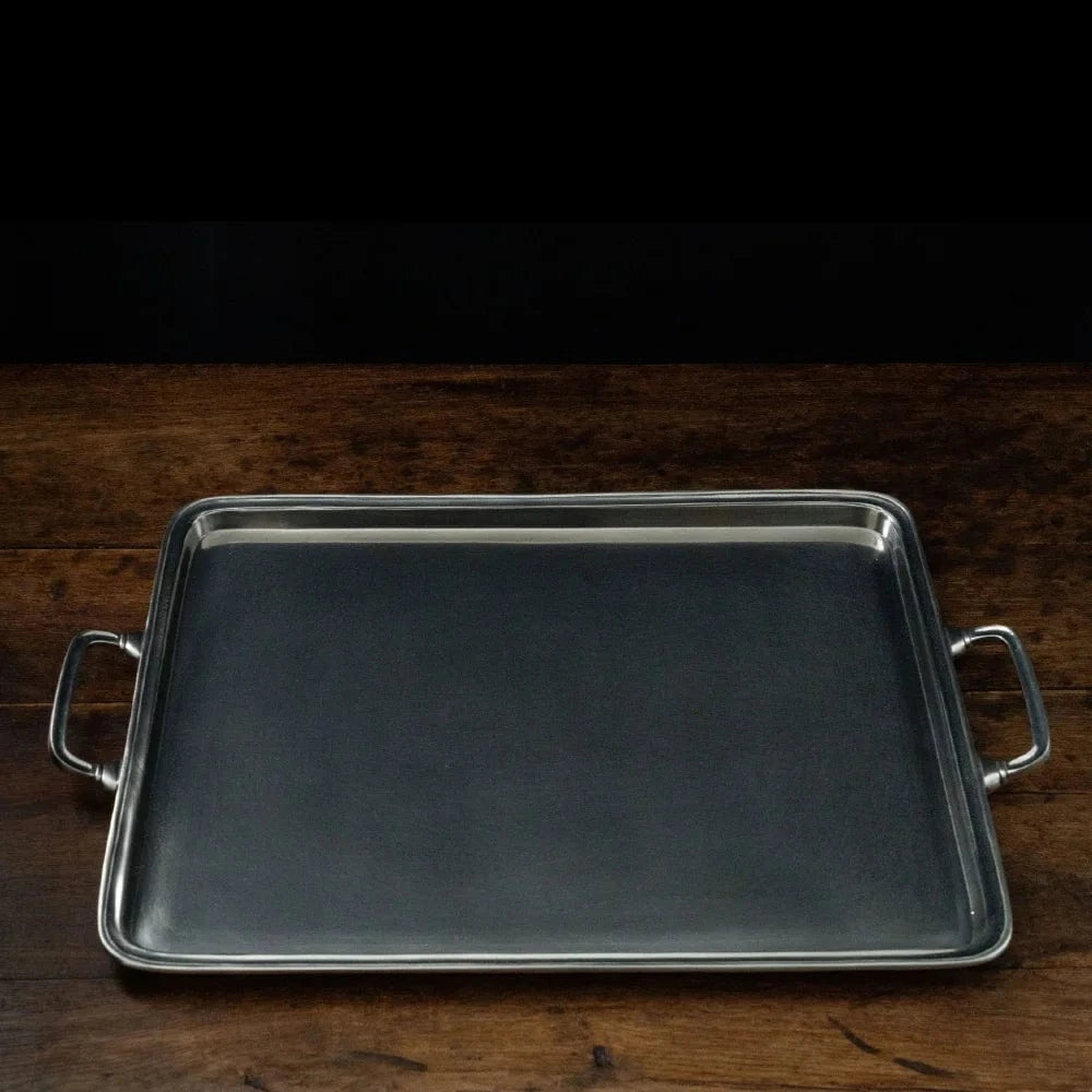 Italian Pewter Tray | Large