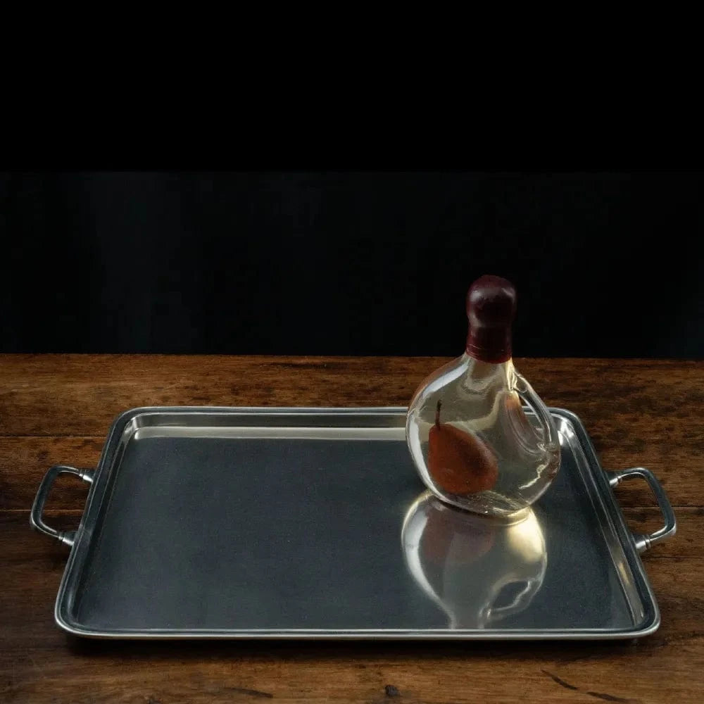 Italian Pewter Tray | Medium