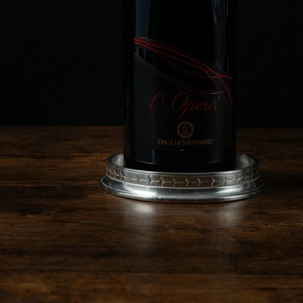 Italian Pewter Wine/Candle Coaster
