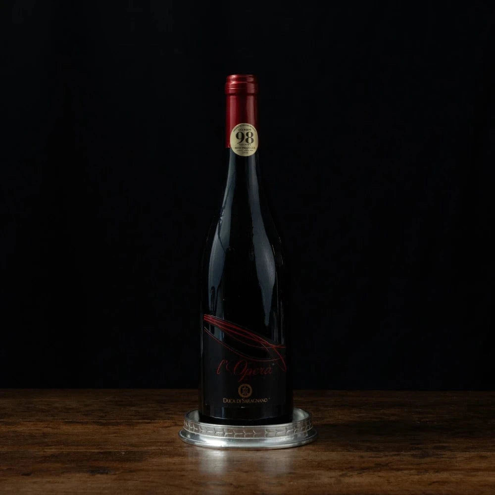 Italian Pewter Wine/Candle Coaster