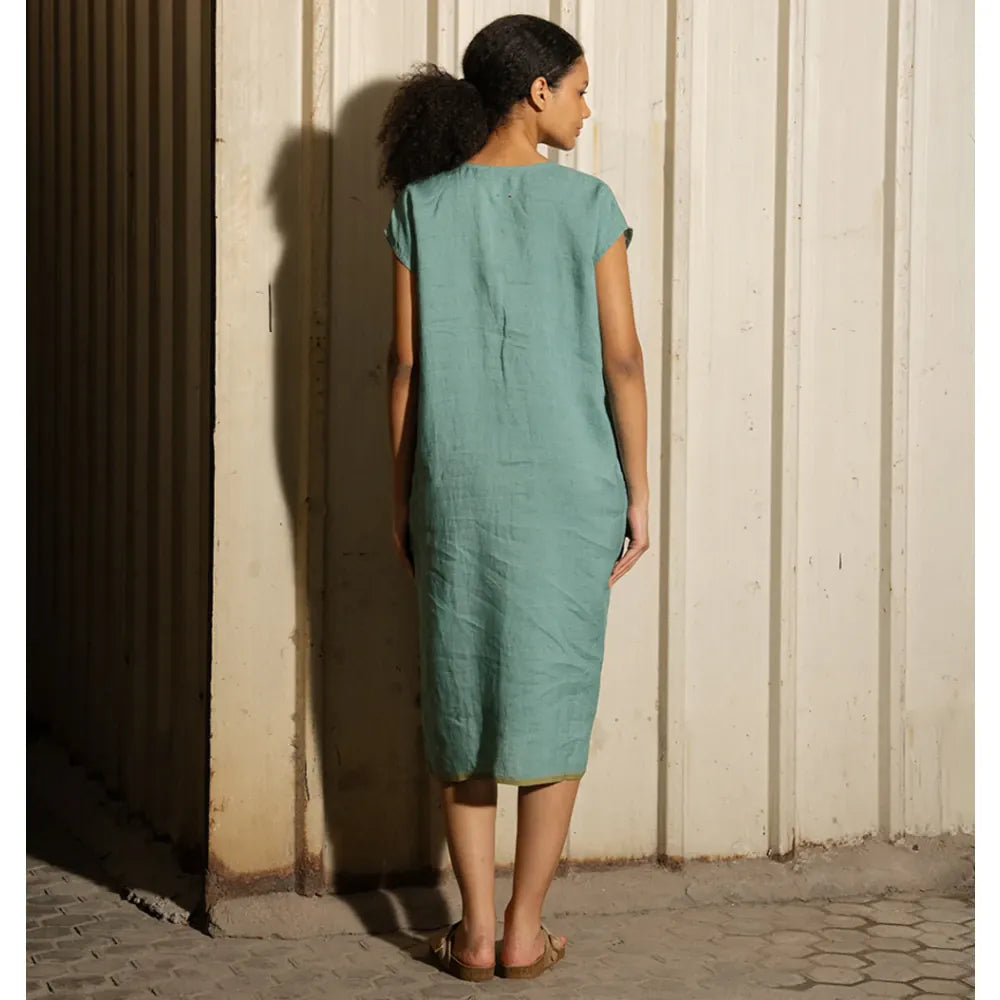 JoJo Linen Dress | Mineral
