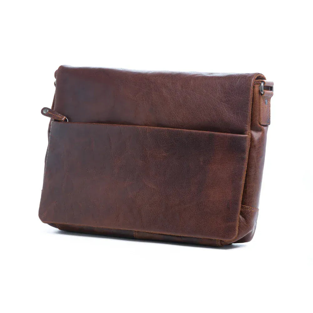 Jonathan Leather Satchel | Brown
