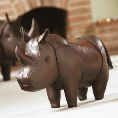 Leather Animal | Medium Rhino