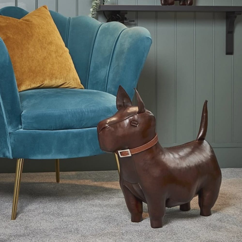 Leather Animal | Medium Terrier