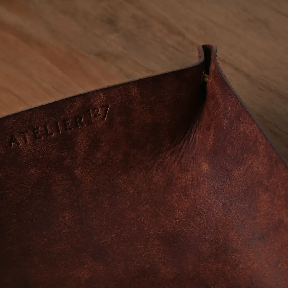 Leather Everyday Tray | Dark Brown