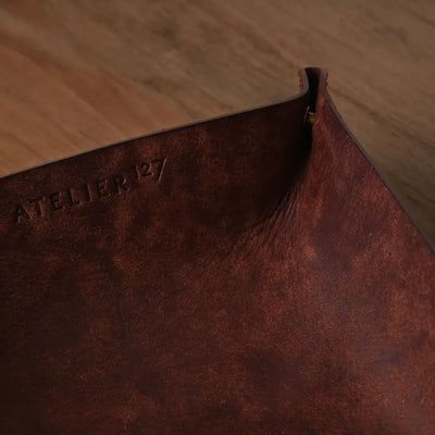 Leather Everyday Tray | Dark Brown