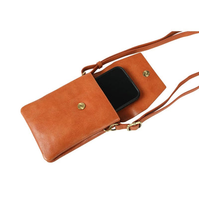 Leather Phone Pouch Bag