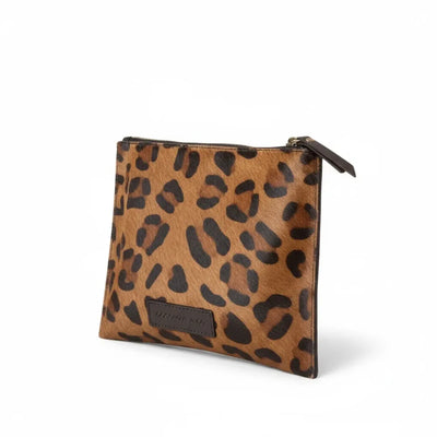 Leopard Leather Pouch