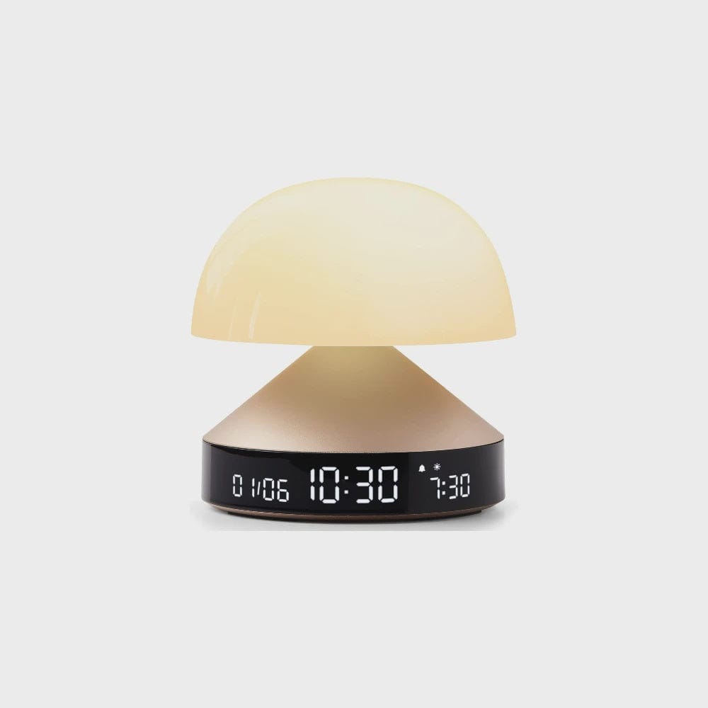 Lexon Mina Sunrise Lamp & Alarm Clock | Gold
