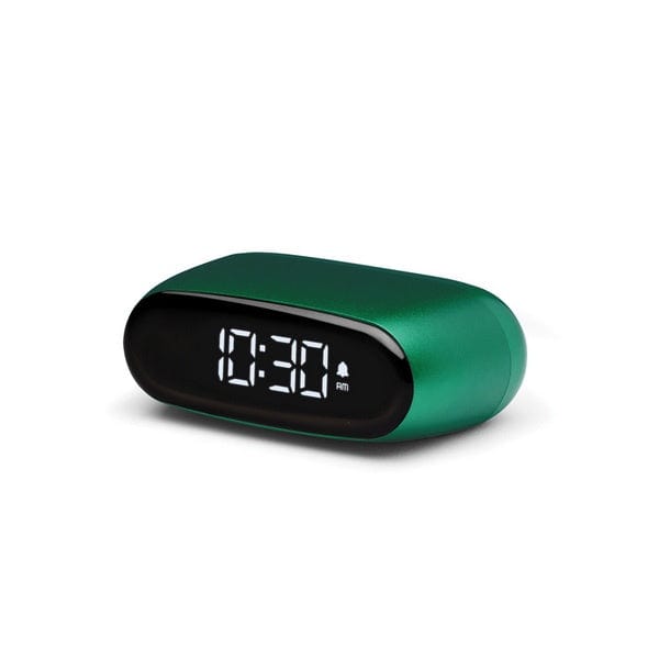 Lexon Minut Compact Alarm Clock | Green
