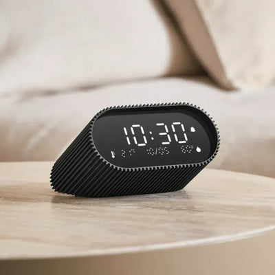 Lexon Ray Clock | Matt Black