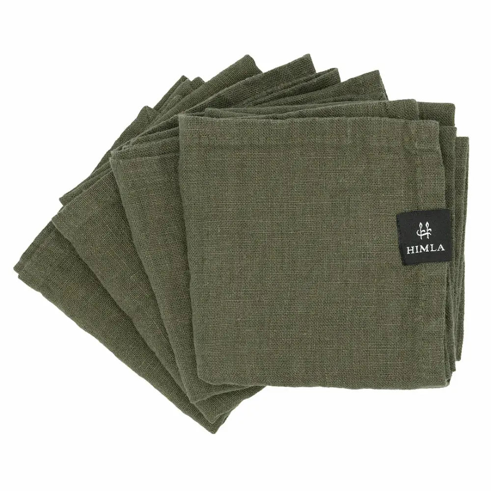 Linen Napkins | Set of 4 | Khaki