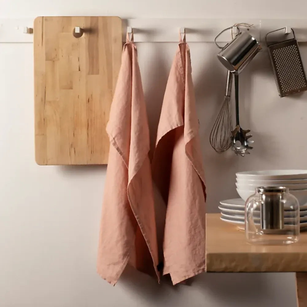 Linen Tea Towel | Nude | 2 pack
