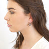 Louise Douglas | Small Lace Pod Earrings | Silver