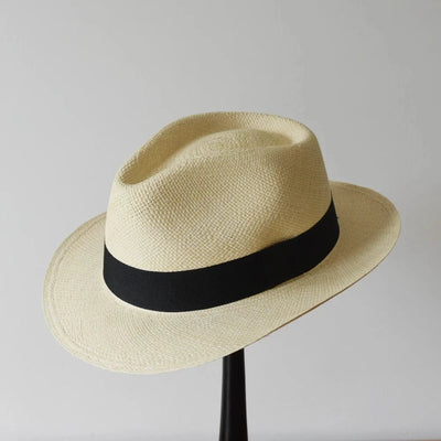 Medium / Black Band Urban Panama Hat | Natural