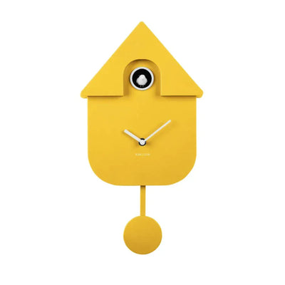 Modern Cuckoo Clock | Bright Yellow