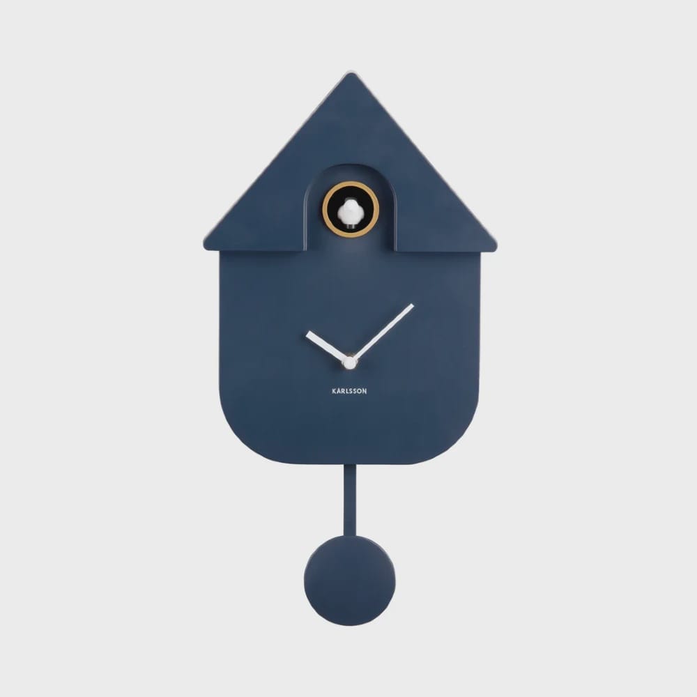 Modern Cuckoo Clock | Dark Blue