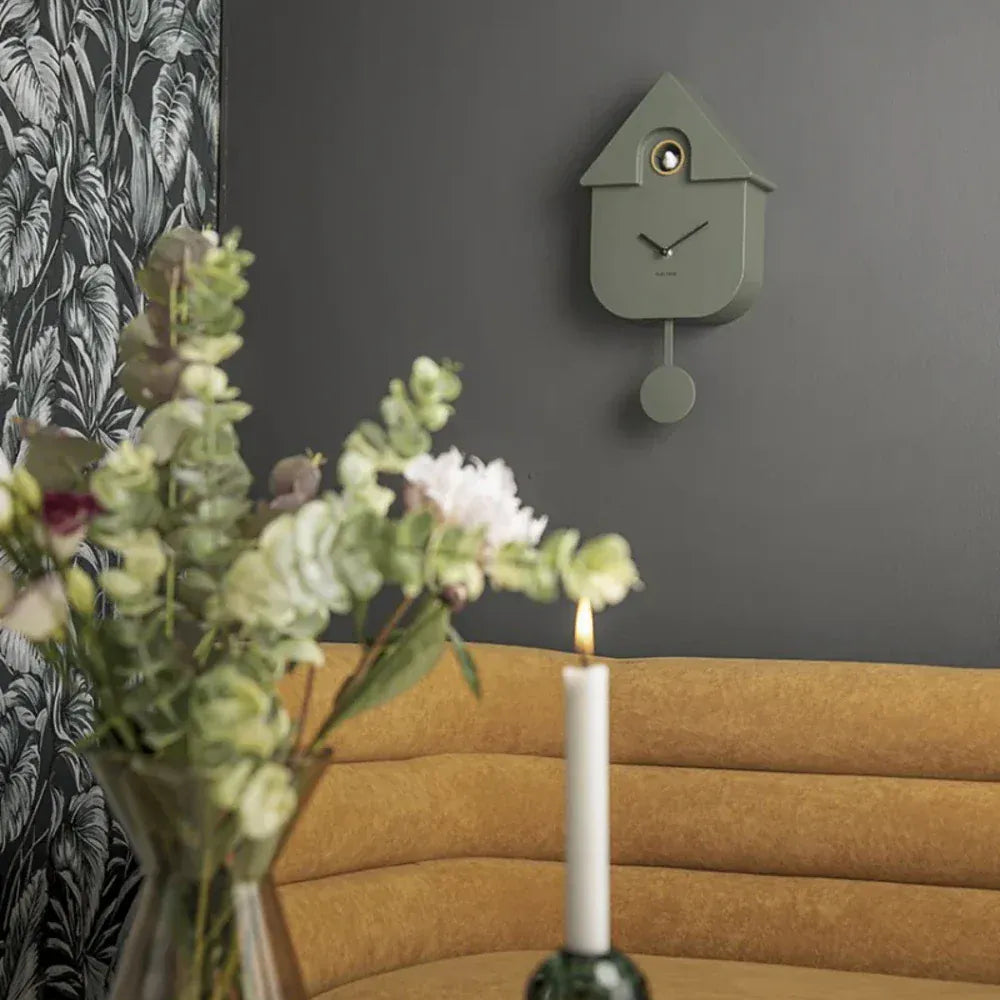 Modern Cuckoo Clock | Jungle Green