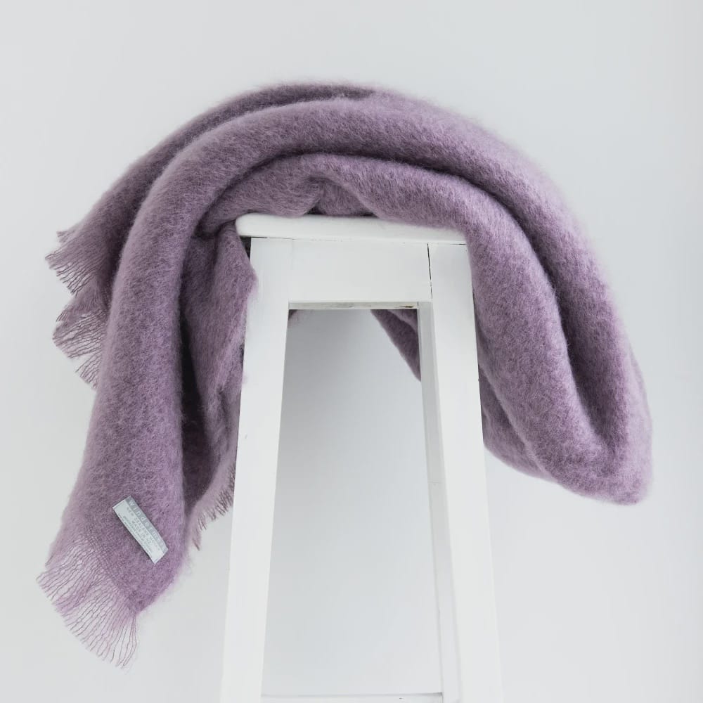Mohair Throw | Amethyst