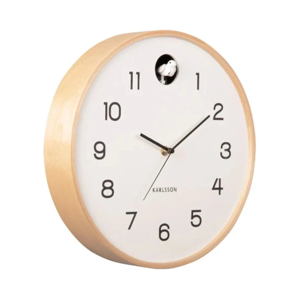 Natural Cuckoo Clock | White
