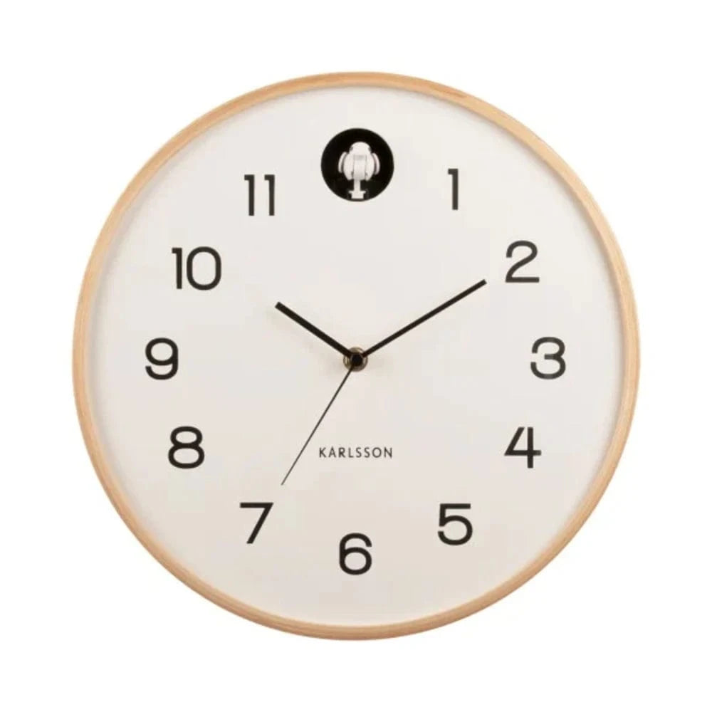 Natural Cuckoo Clock | White