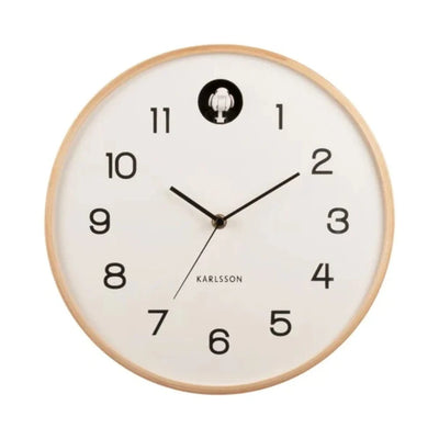 Natural Cuckoo Clock | White
