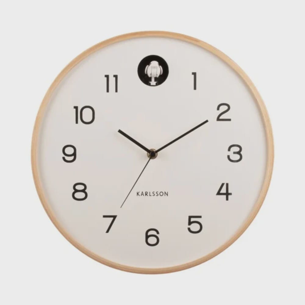 Natural Cuckoo Clock | White