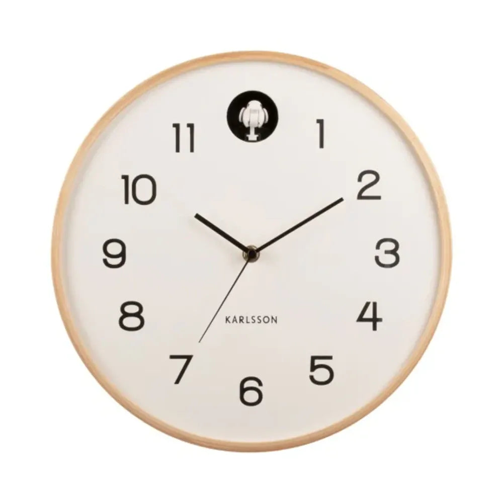 Natural Cuckoo Clock | White