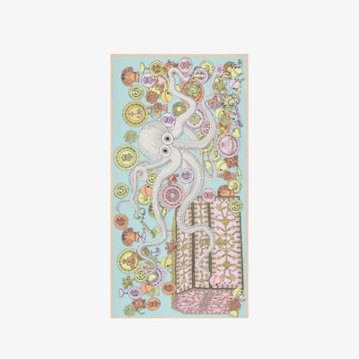 Octopus | Turquoise Scarf