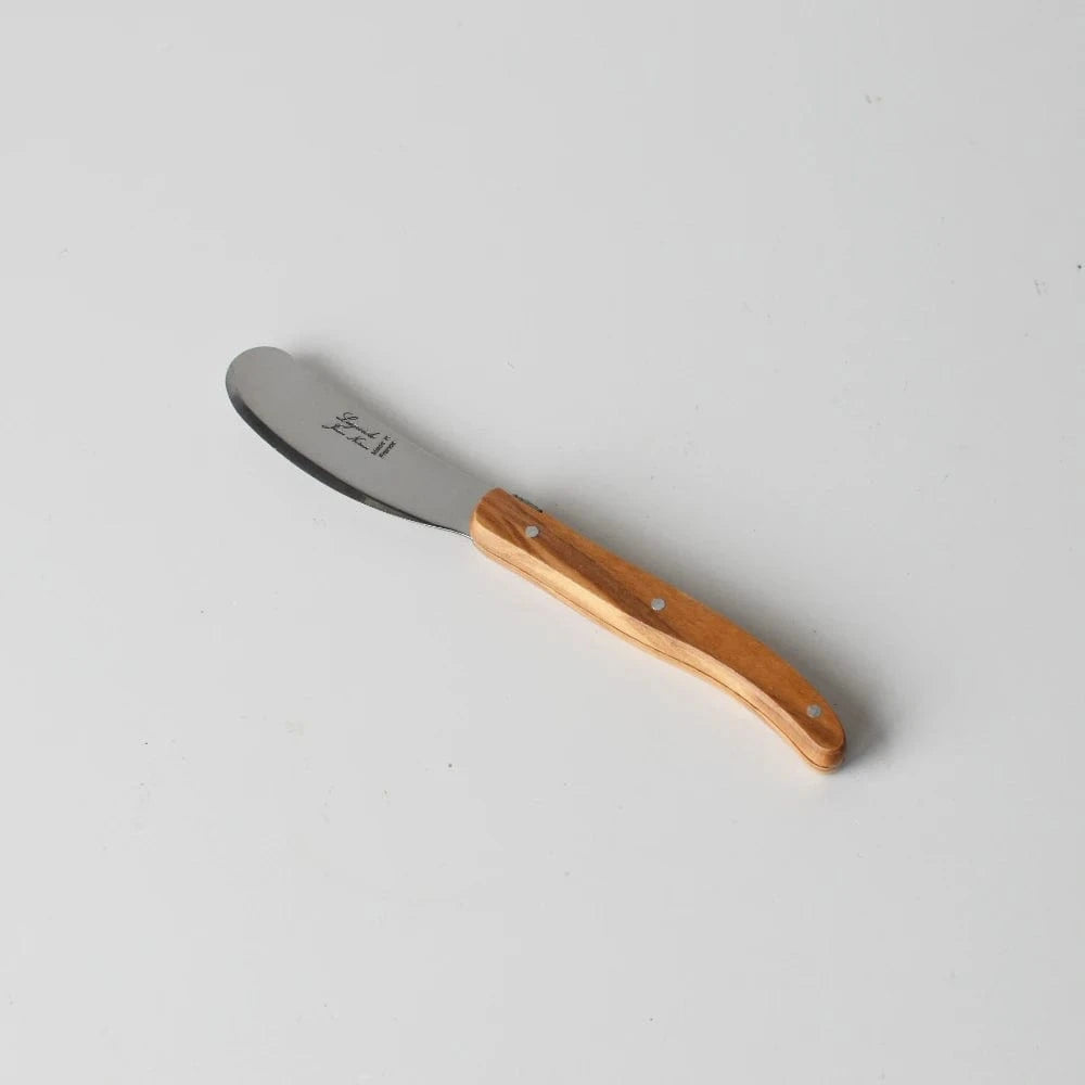 Olive Wood Laguiole | Short Butter Knife