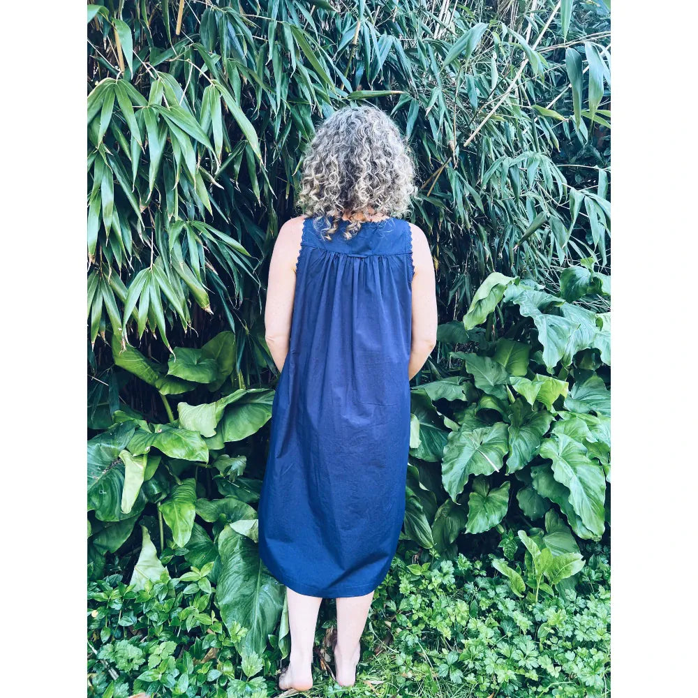 Organic Cotton Nightdress | Monday Navy