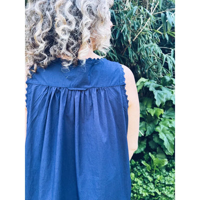 Organic Cotton Nightdress | Monday Navy