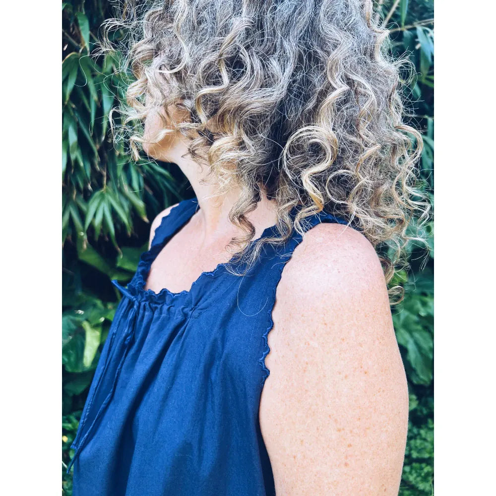 Organic Cotton Nightdress | Monday Navy