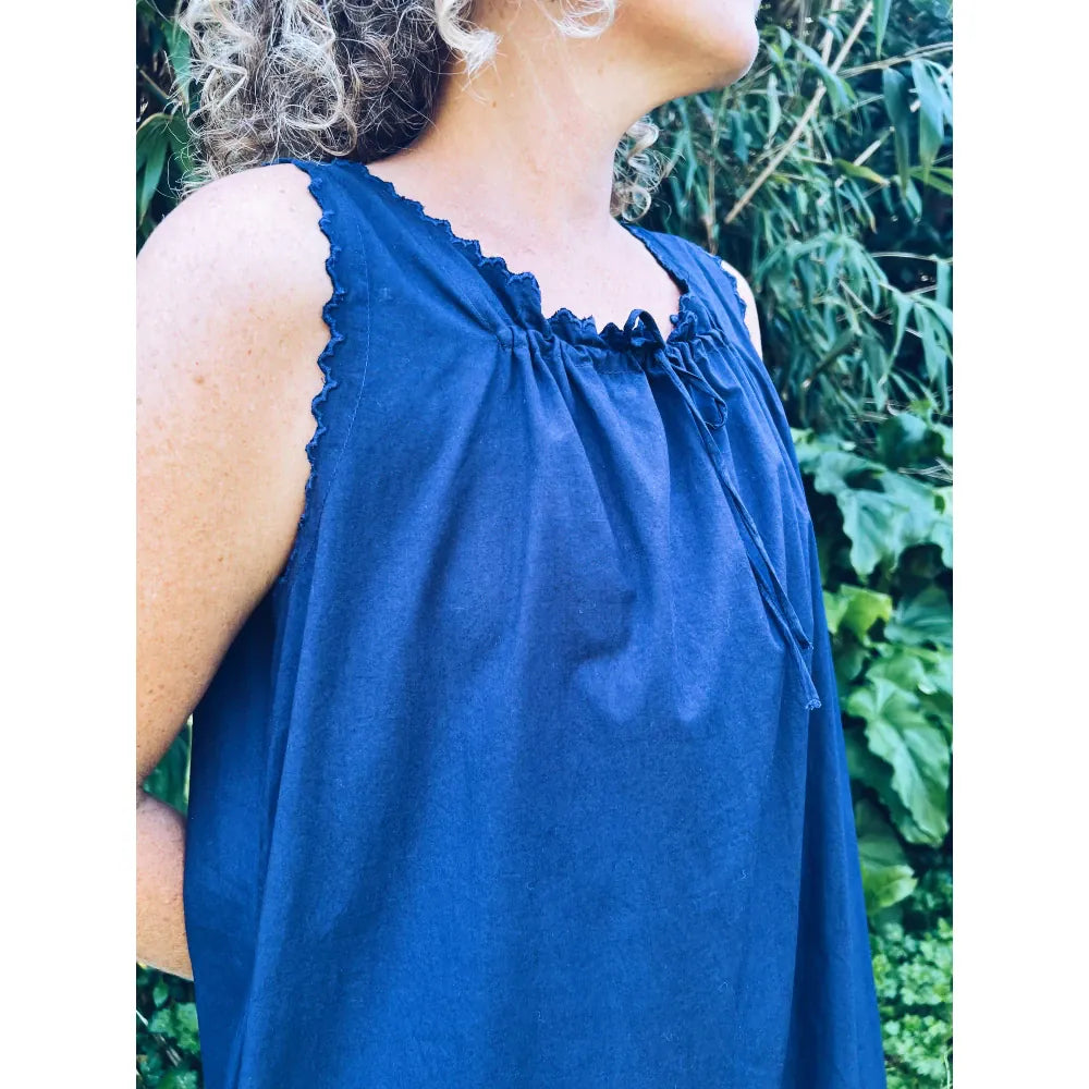 Organic Cotton Nightdress | Monday Navy