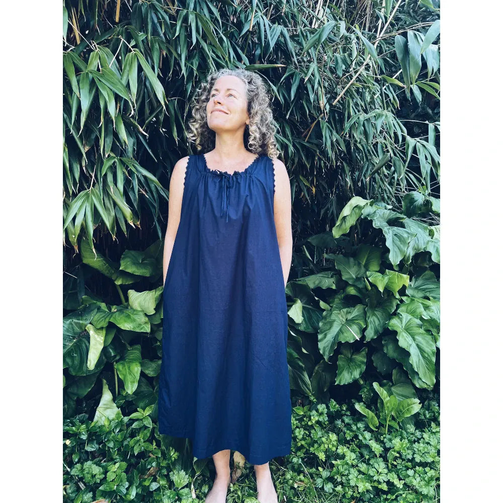 Organic Cotton Nightdress | Monday Navy