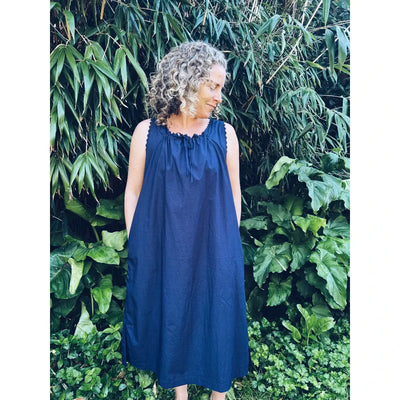 Organic Cotton Nightdress | Monday Navy