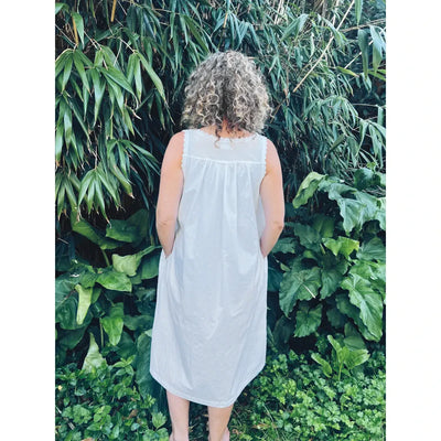 Organic Cotton Nightdress | Monday White