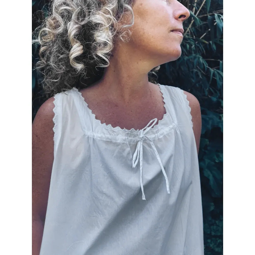 Organic Cotton Nightdress | Monday White