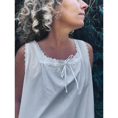 Organic Cotton Nightdress | Monday White