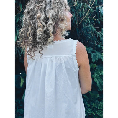 Organic Cotton Nightdress | Monday White