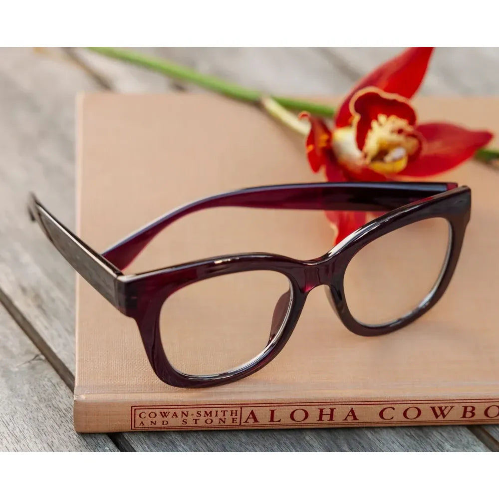 Peepers | Center Stage Focus Dark Cherry
