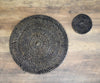 Rattan Placemat Round | Black