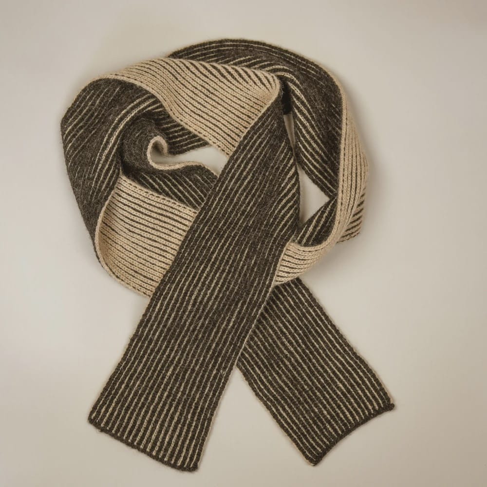 Raukawa Scarf in Camel Down | Ponga