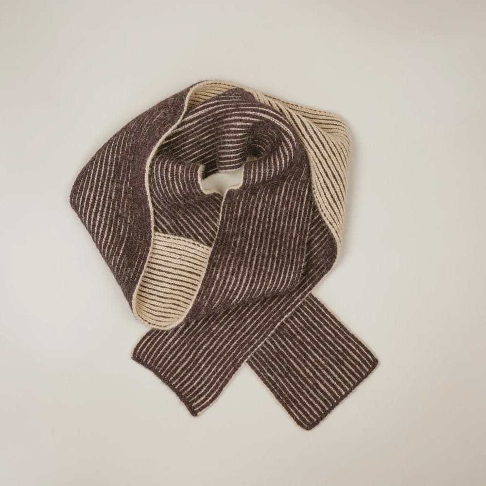 Raukawa Scarf in Camel Down | Tītoki