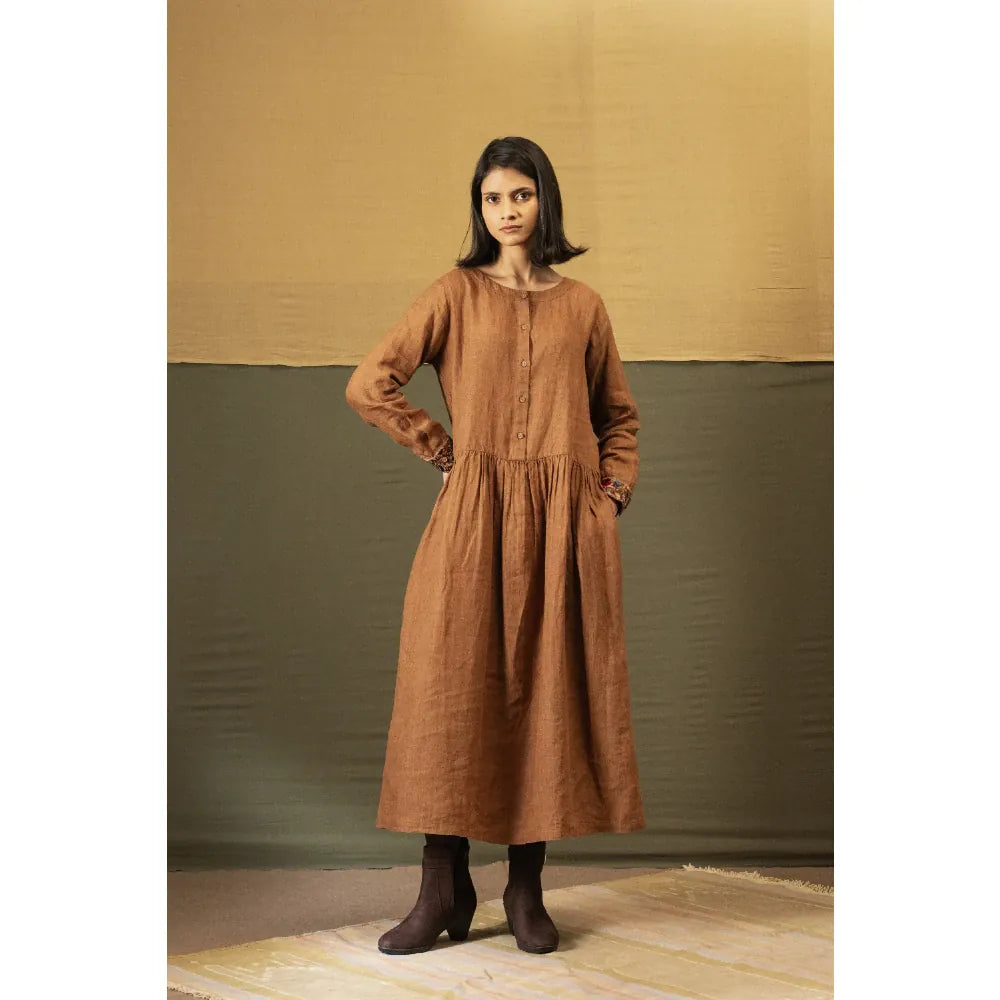 Riki Linen Dress | French Beige