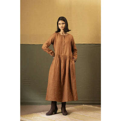Riki Linen Dress | French Beige