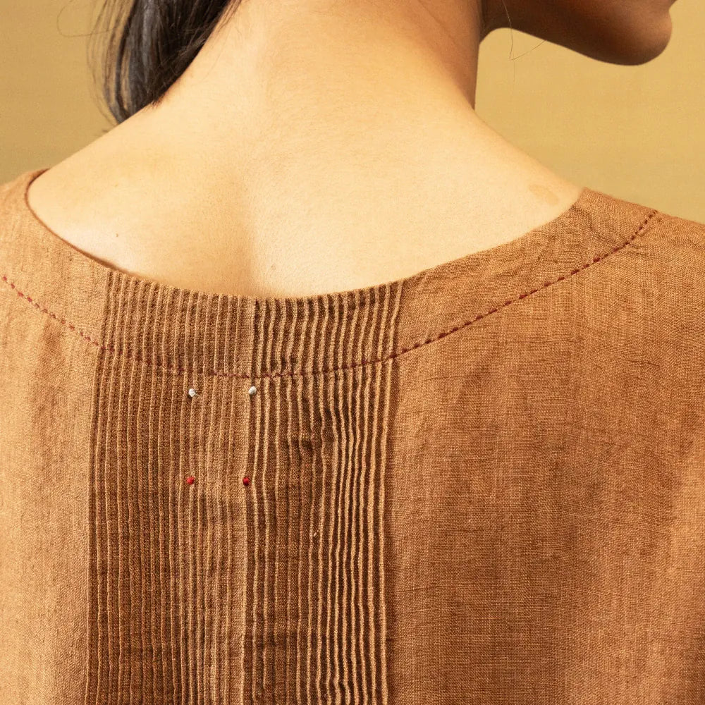 Riki Linen Dress | French Beige