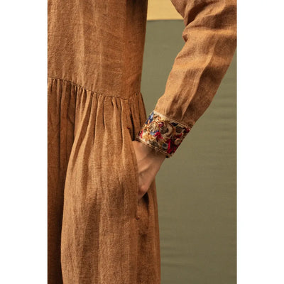 Riki Linen Dress | French Beige