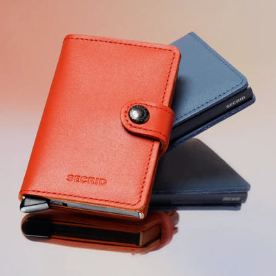 Secrid Leather Mini Wallet | Orange
