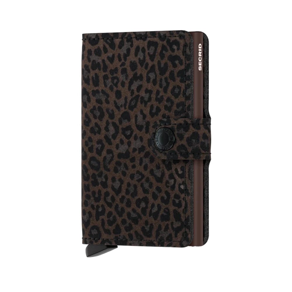 Secrid Leo Leather Mini Wallet | Brown